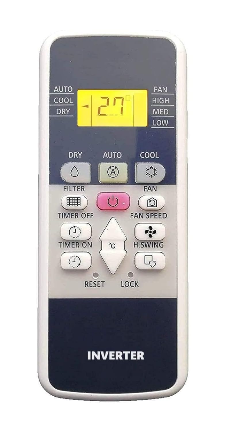 5 Years Warranty AC Remote Compatible for Original Hitachi Split Inverter AC Remote 1.5 Ton with Backlight (B0D35DJNZ5) Amazon Price History, Amazon Price Tracker