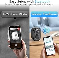 Vista 4 de Rraycom 5G/2.4G WiFi Security Cameras Wireless Outdoor, 2K Battery Powered AI Motion Detection Siren Alarm Home Indoor Camera