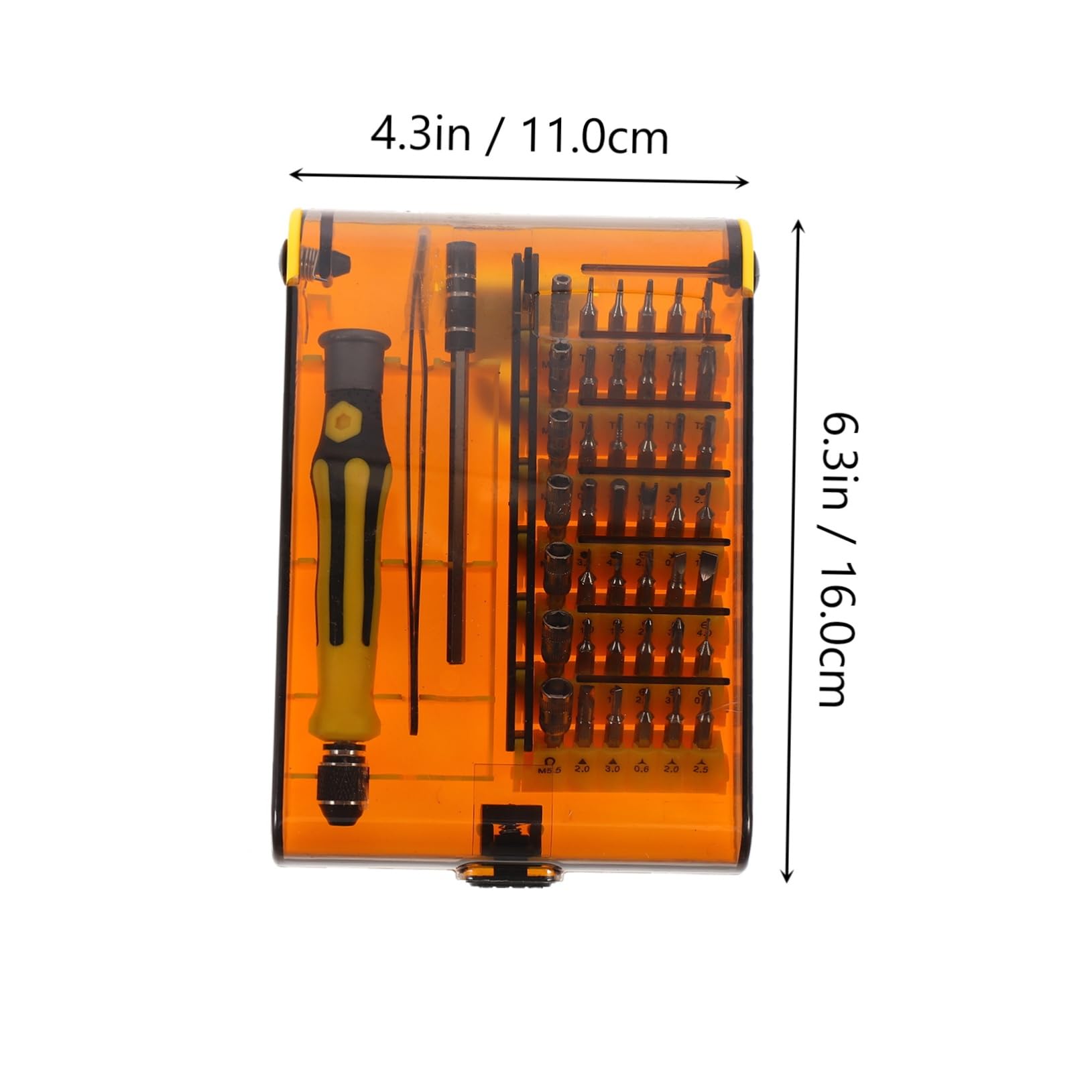 POPETPOP Professional Mobile Phone Repair Tool Set 45-in-1 Multi-function Ratchet Screwdriver for Electronics Repair