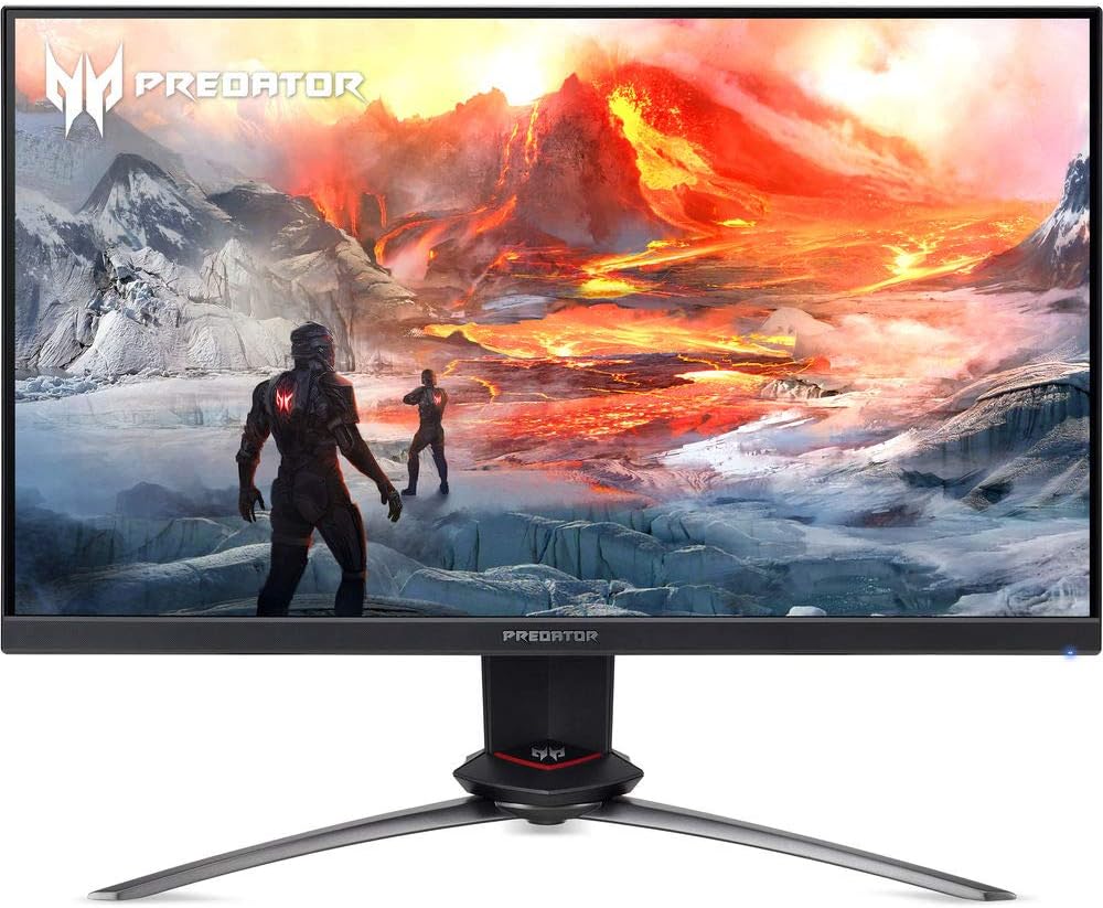 Acer Predator XB253Q Gxbmiiprzx 24.5" FHD (1920 x 1080) IPS NVIDIA G-SYNC Compatible Gaming Monitor, VESA Certified DisplayHDR400, Up to 0.5ms (G to G), 240Hz, 99% sRGB (1 x Display Port & 2 x HDMI)