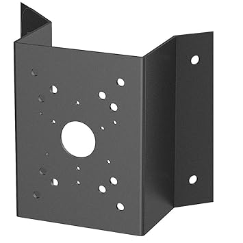 OptiLan TI-WCB1 Wall Corner Mounting Universal Bracket,Compatible Indoor Outdoor for Hikvision-Dahua-CP Plus PTZ Cameras and More