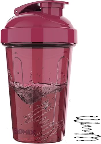 Miniatura 3 de VELOMIX -Paquete de 6 vasos agitadores para batidos de proteínas de 28 onzas - 6 batidores de alambre  Paquete de botellas mezcladoras de proteínas