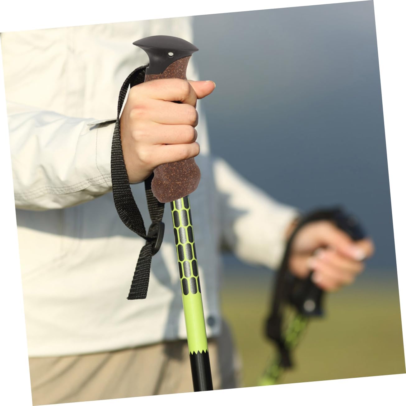 Men's Walking Stick Handle Trekking Pole Adapter for Hiking Skiing Replacement Grip
