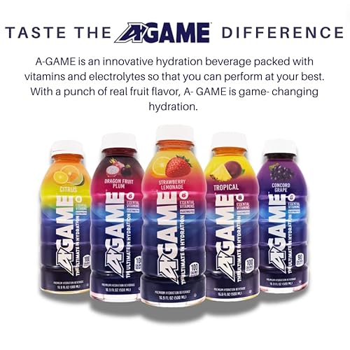 A-Game The Ultimate In Hydration A-Game Sports Drink, Strawberry Lemonade thumb #5