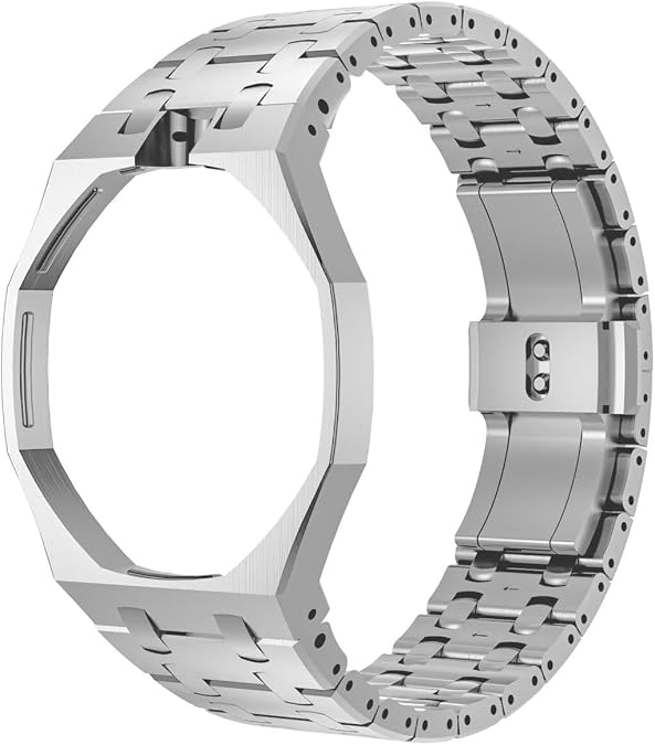 Strap Compatible with Swatch Royal Pop, One-piece Stainless Steel Watch band, Waterproof and Scratch-Resistant.
