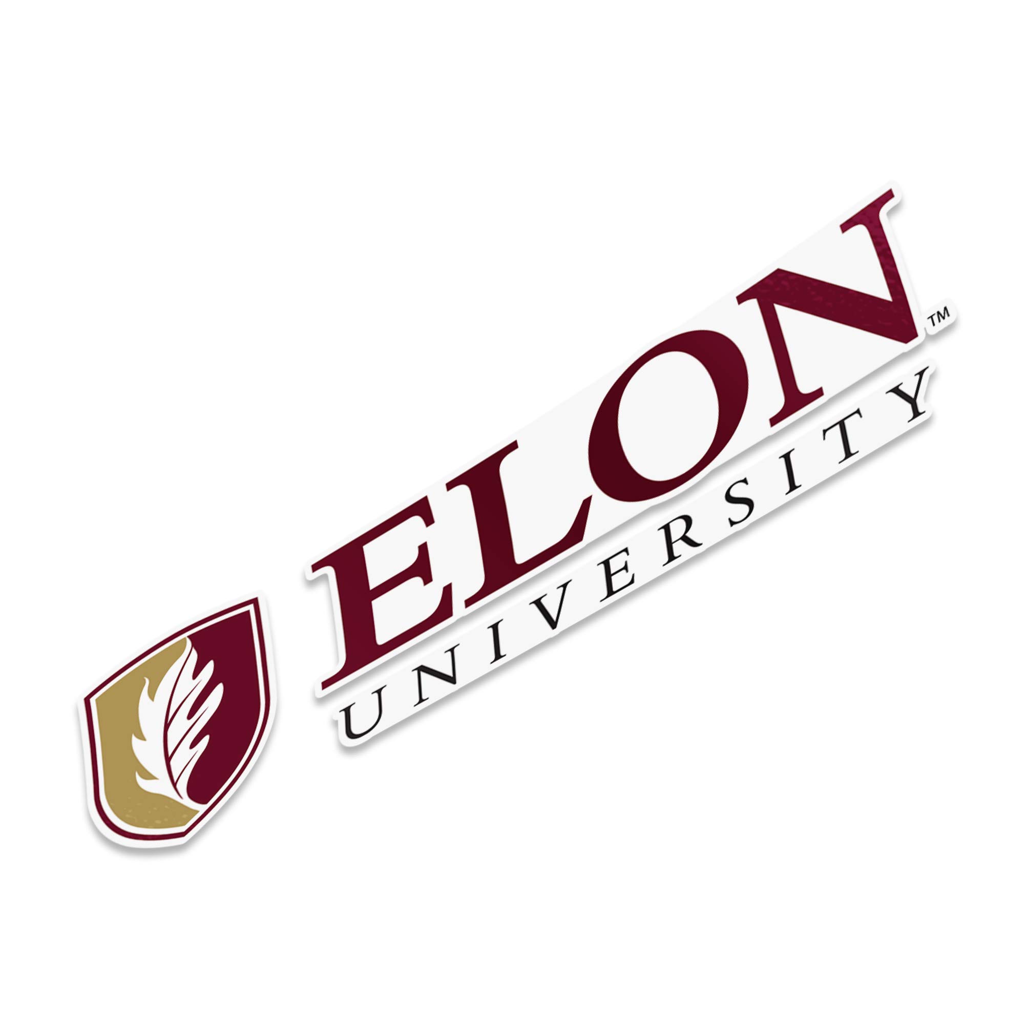 Elon University NCAA Sticker Pack - 8 Inch Decal For Laptop, Car, Water Bottle - View #8