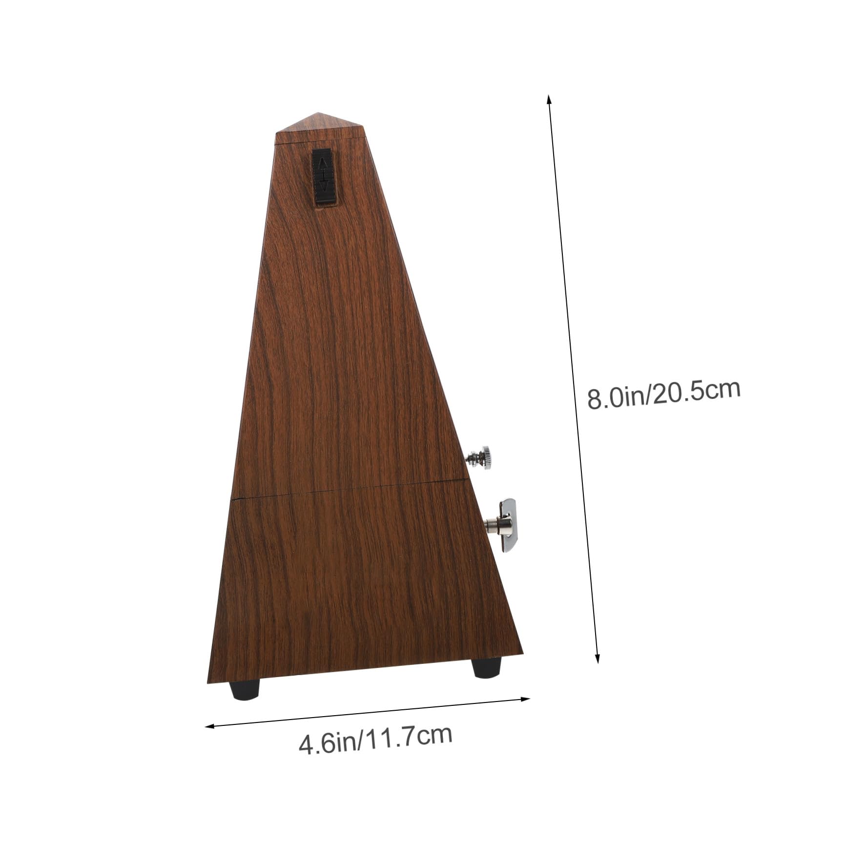 POPETPOP Metrónomo Mecánico de Madera para Principiantes Accesorio Musical para Guitarra Violín Piano y Práctica de Instrumentos