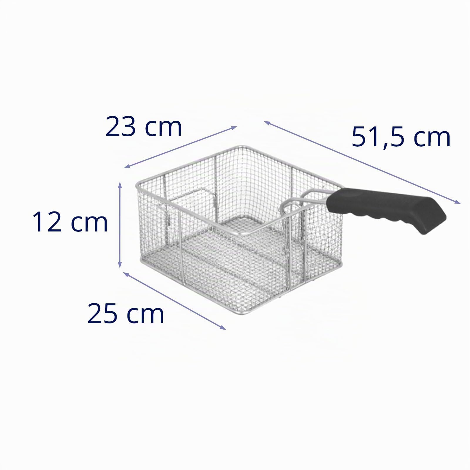 Royal Catering Panier Friteuse Electrique Professionnelle 16L Inox RCEF-16