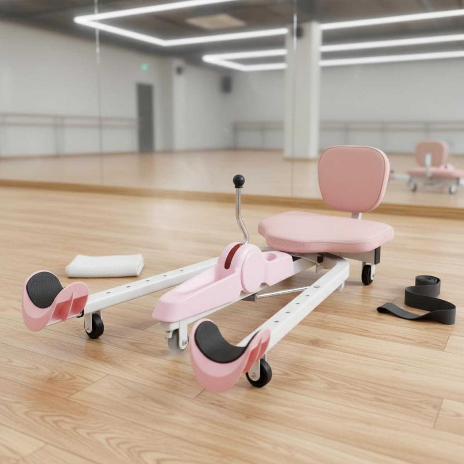 Baoblaze Leg Stretching Allungatore Gambe Macchina Spaccate Attrezzo Flessibilità Regolazione Continua Supporto Ergonomico capacità di Carico 150 kg Adatto per