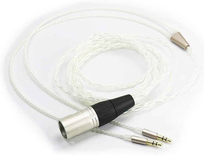 ABLET Cable HiFi con macho equilibrado de 4,4 mm a macho dual de 2,5 mm