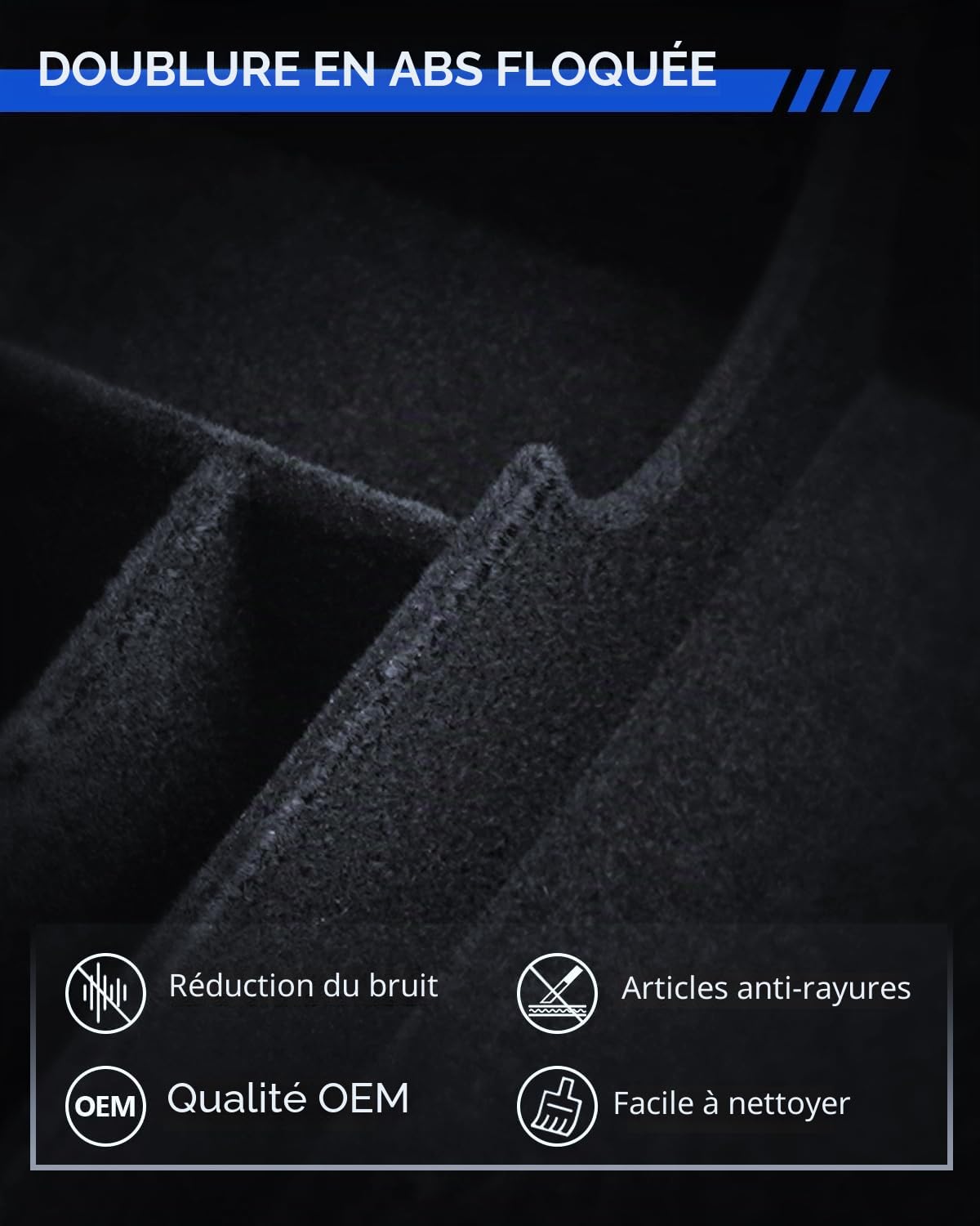 Lot de 3 accessoires pour Tesla Model 3 2024-2026 Organiseur de console centrale en silicone et boîte de rangement pour accoudoir (flocage)