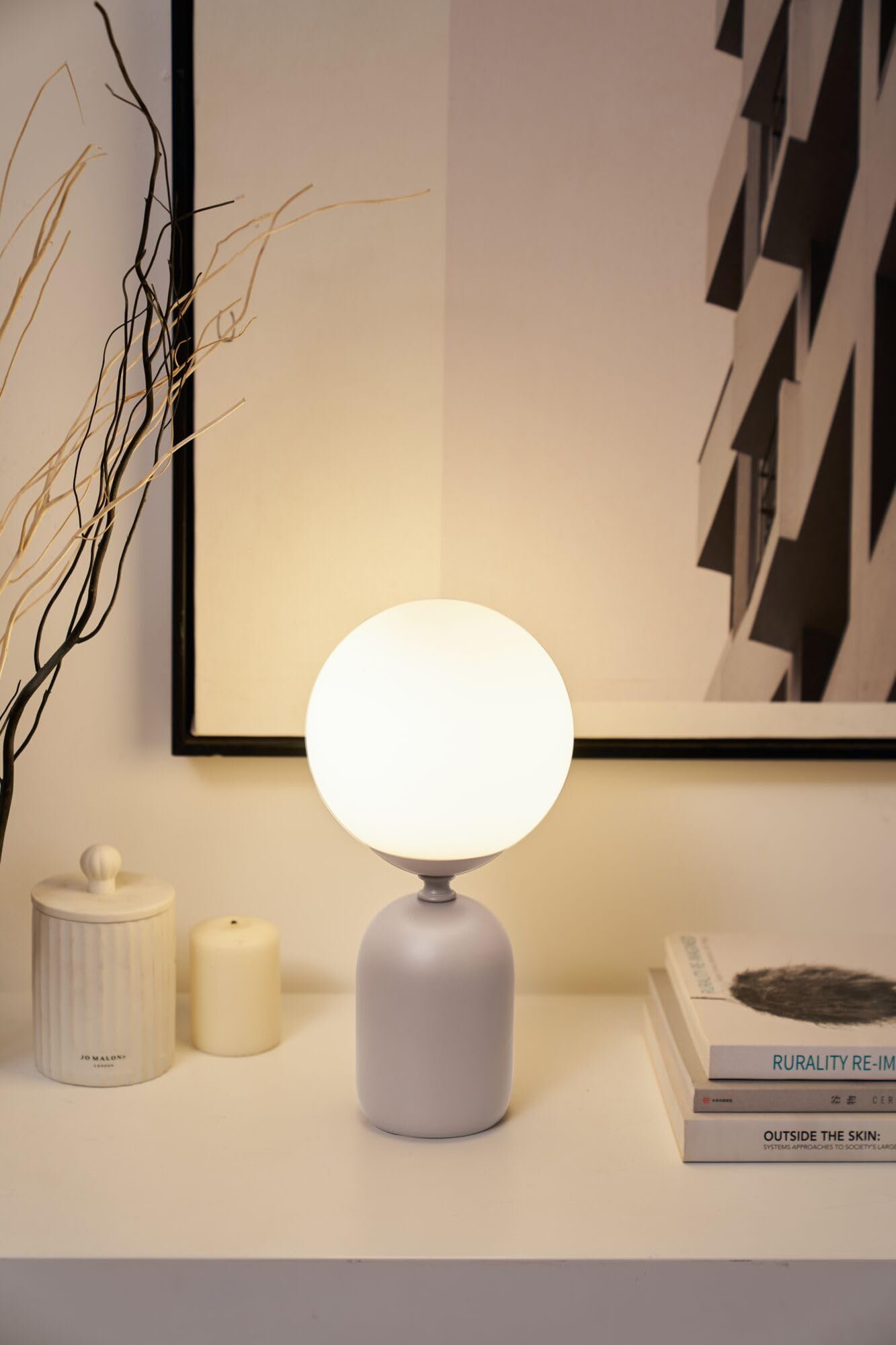 Pauleen Paulmann 48347 Table luminaire Glowing Charm E14 max. 20W Grey, White - Image 3
