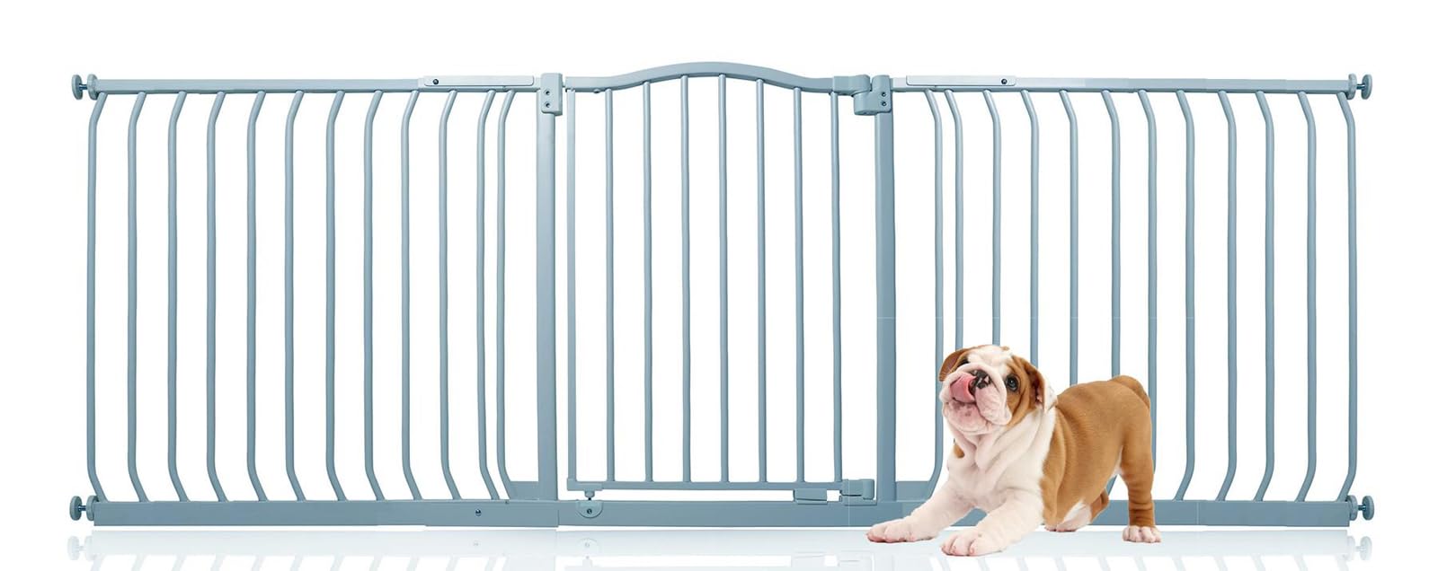 Bettacare Curved Top Dog Gate, 161cm - 170cm, Matt Black, Pressure Fit Pet Gate for Puppy and Dog, Easy Installation — view 44