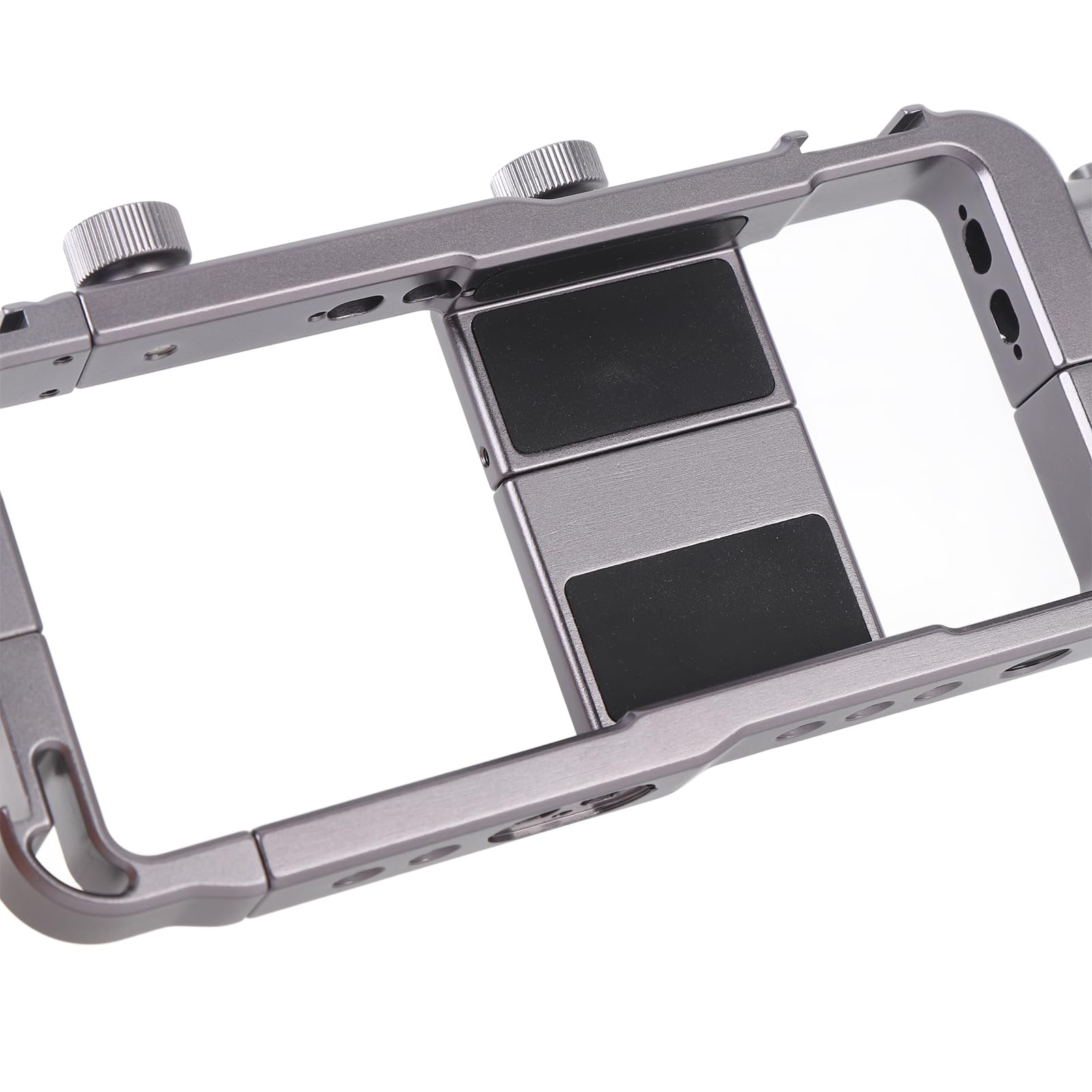 Kit de Plataforma de Vídeo para Teléfono, Estabilizador Ligero de Doble para Fotografía Inalámbrica, para Vloggers, Creadores de Contenido de Aluminio