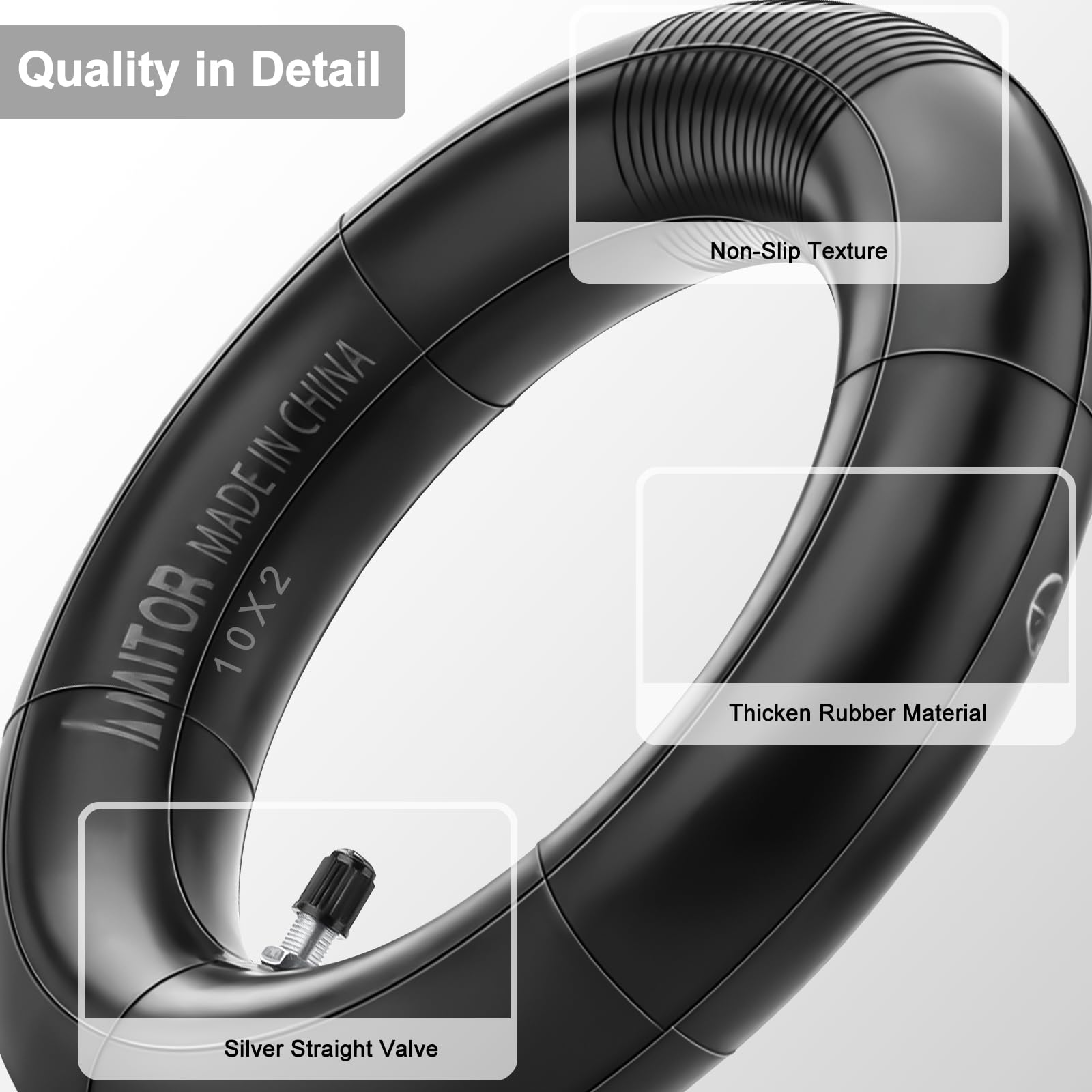 Amitor 10 x 2 Scooter Inner Tube - Image 2