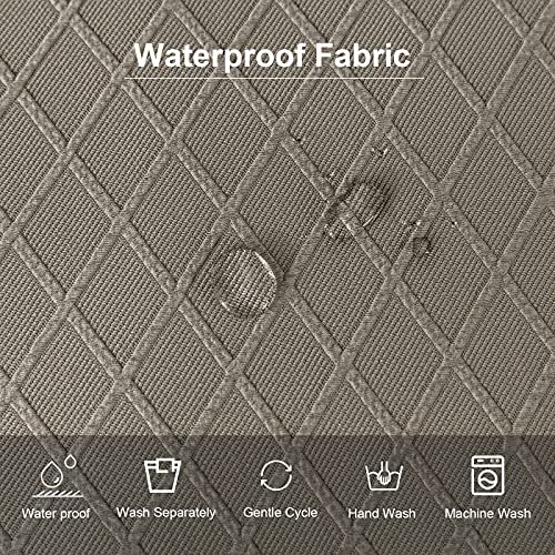 image for Genina Waterproof Seat Covers for Dining Room Chairs Covers Dining Cha