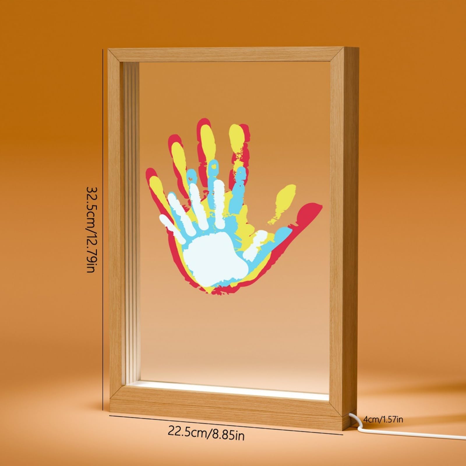 Marco de fotos con diseño de LED para varias personas, para el día de San Valentín, regalo conmemorativo creativo, personalización, noche cálida, decoración del hogar, recuerdo atemporal hecho a mano