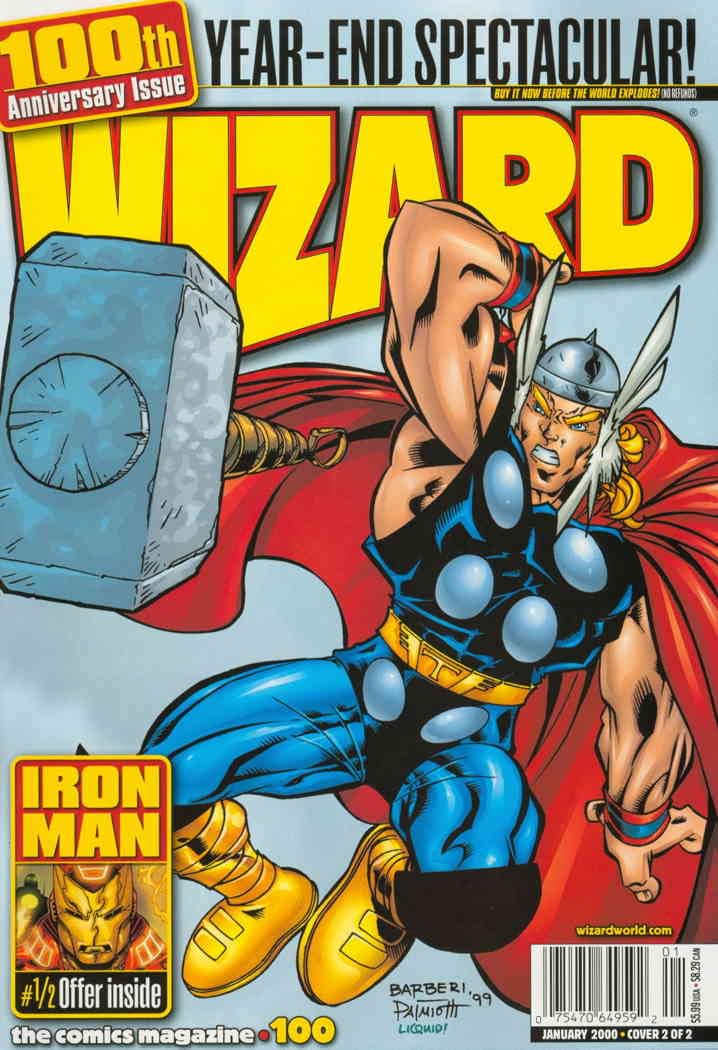 Wizard: The Comics Magazine #100B VG ; Wizard comic book | Thor