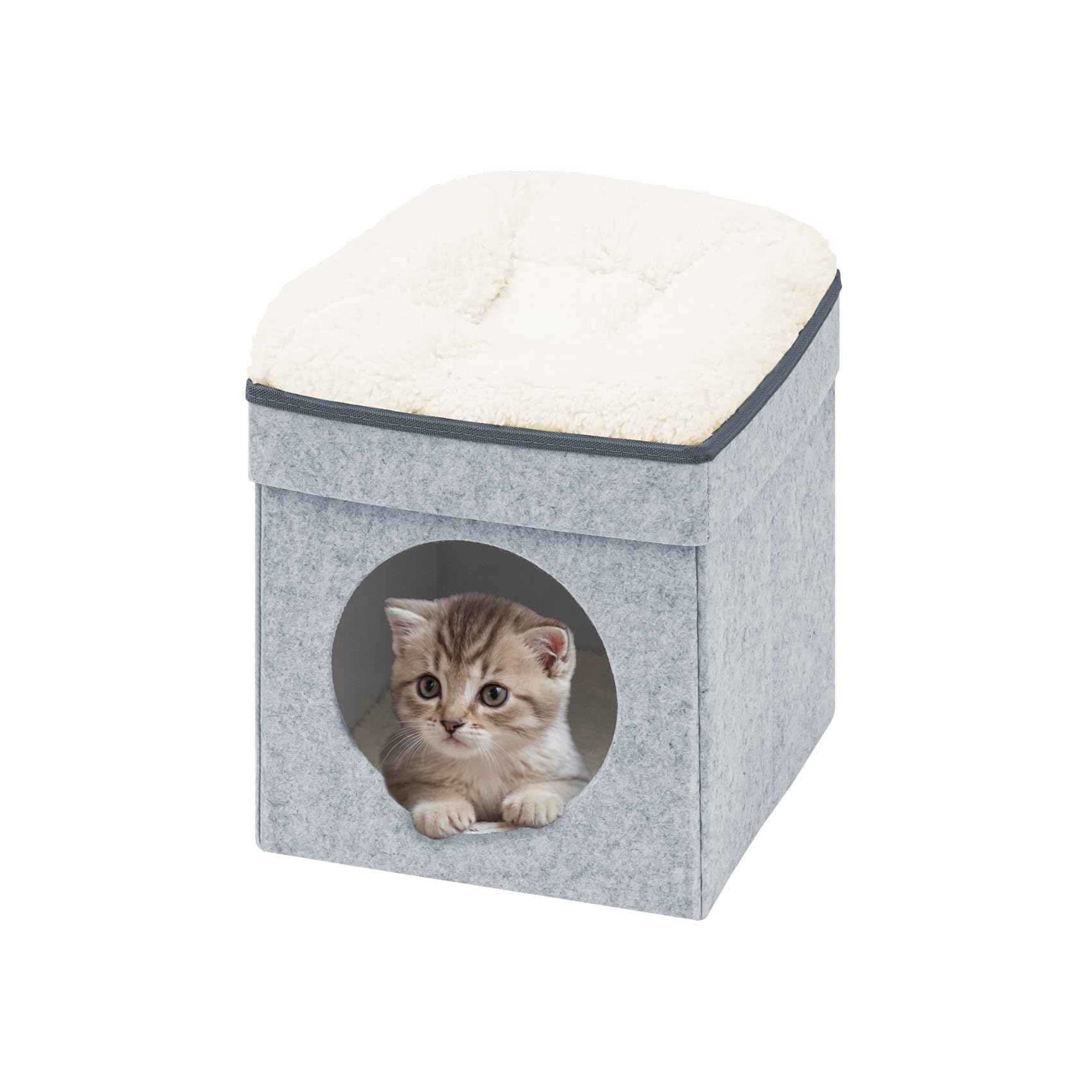 Amazon.com : B FSOBEIIALEO Cat House Cube Small Dog Cubes For