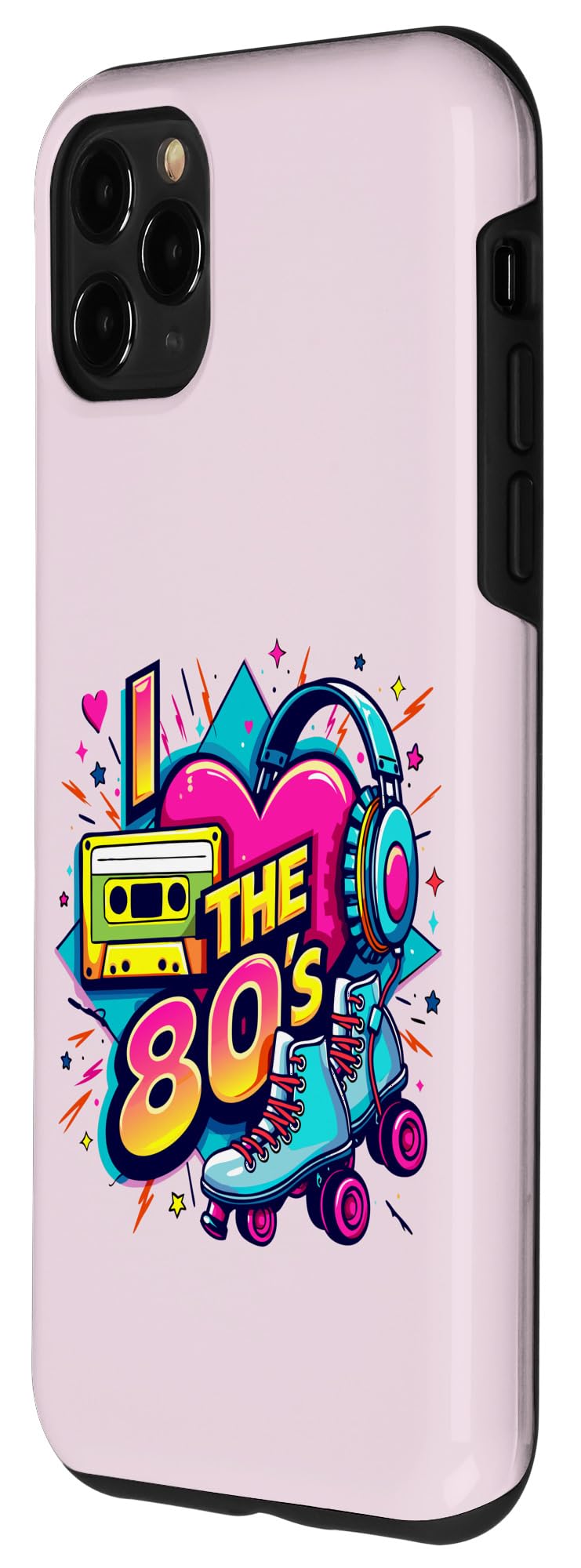 iPhone 11 Pro Max Vintage 80s Party Outfit Men Women Eighties I Love The 80s Case - Image 2