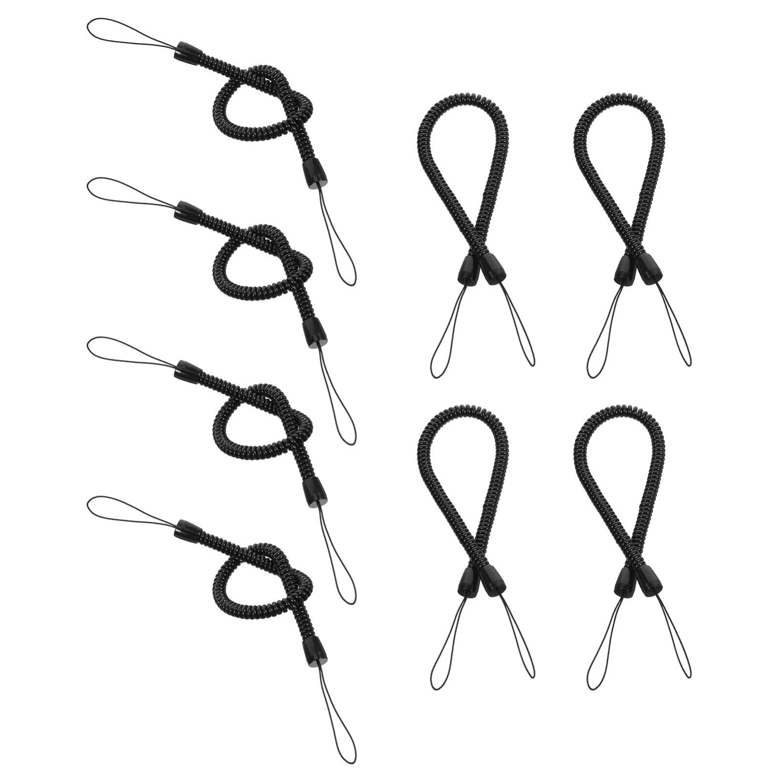 NAMOARLY 8pcs Mobile Phone Straps Pacifier Handle Ink Mark Drill Bit Velvet Patch Stickers Tape Plant Accessories Power Supply Frame Pacifier Accessories Screws Black