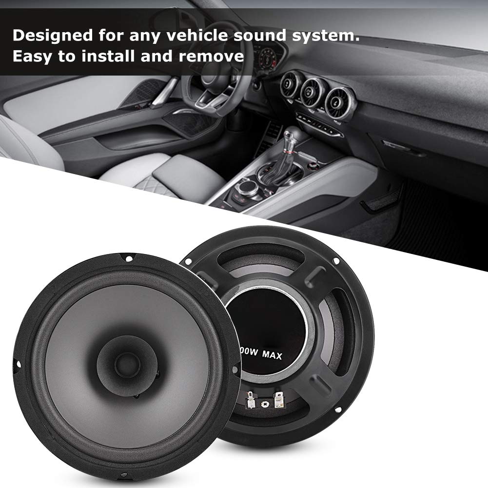 Altoparlanti Coassiali Auto 6,5 Pollici 120W (30W RMS) 4 Ohm | Casse Auto 2 Vie Con Tweeter Mylar E Cono In PP, 1 Coppia