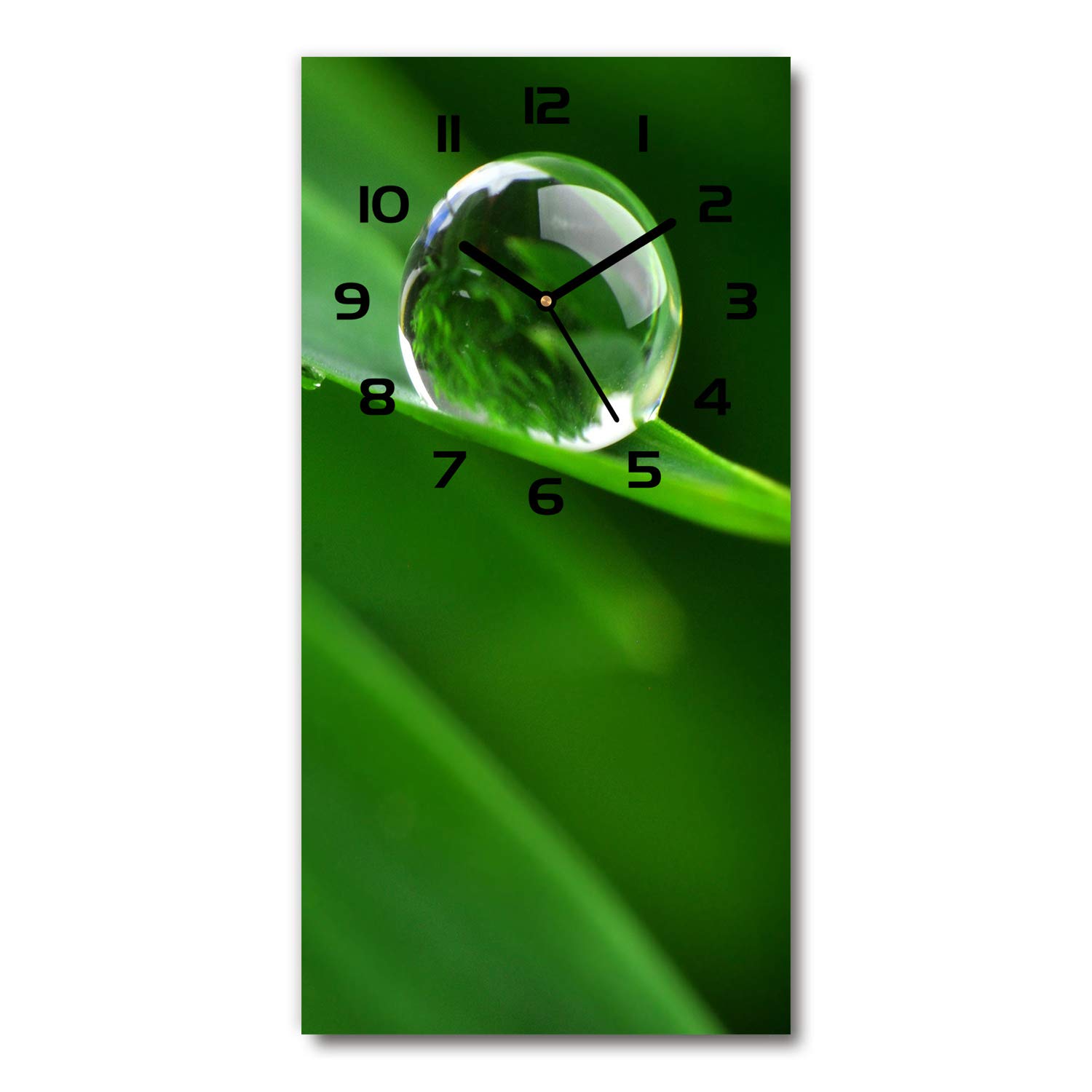 Horloge en verre de sécurité Tulup 30x60cm sur pied au design haut de gamme