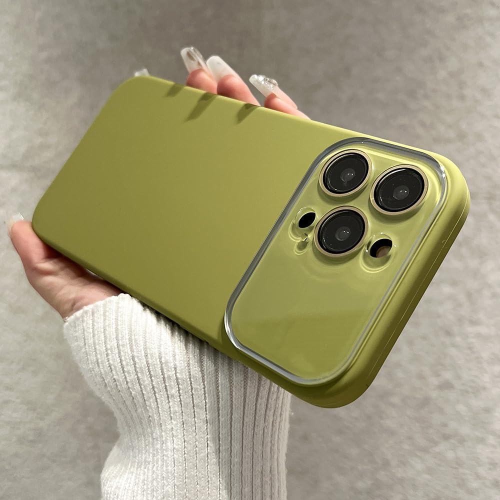 Coque iPhone 12 Pro Max antichoc silicone liquide couverture verte - 6