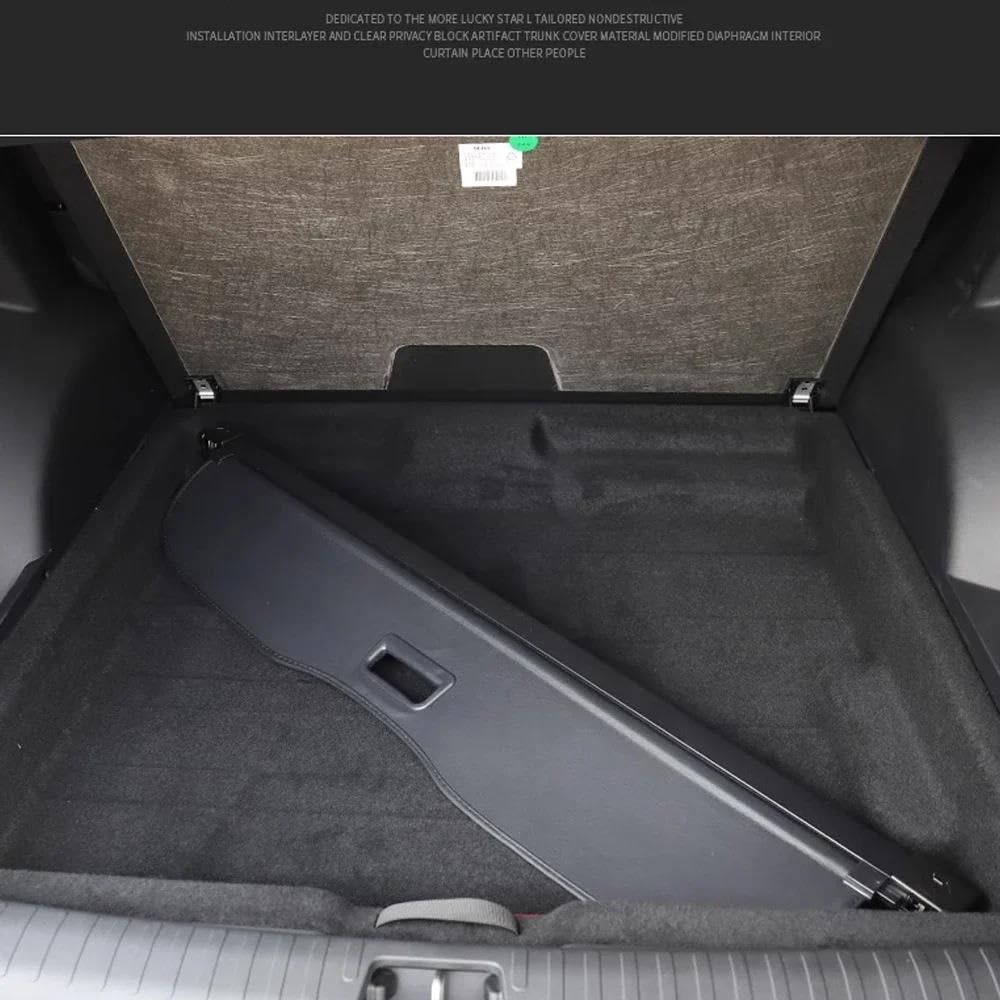 Generico Tronco Privacy Cappelliera Tenda per Bagagliaio di Un'auto per Dodge per Caliber per SRT4 SXT 2007-2012 Portapacchi Retrattile Privacy Cargo Cover Pad Tronco Cappelliera Coperchi(Pelle)