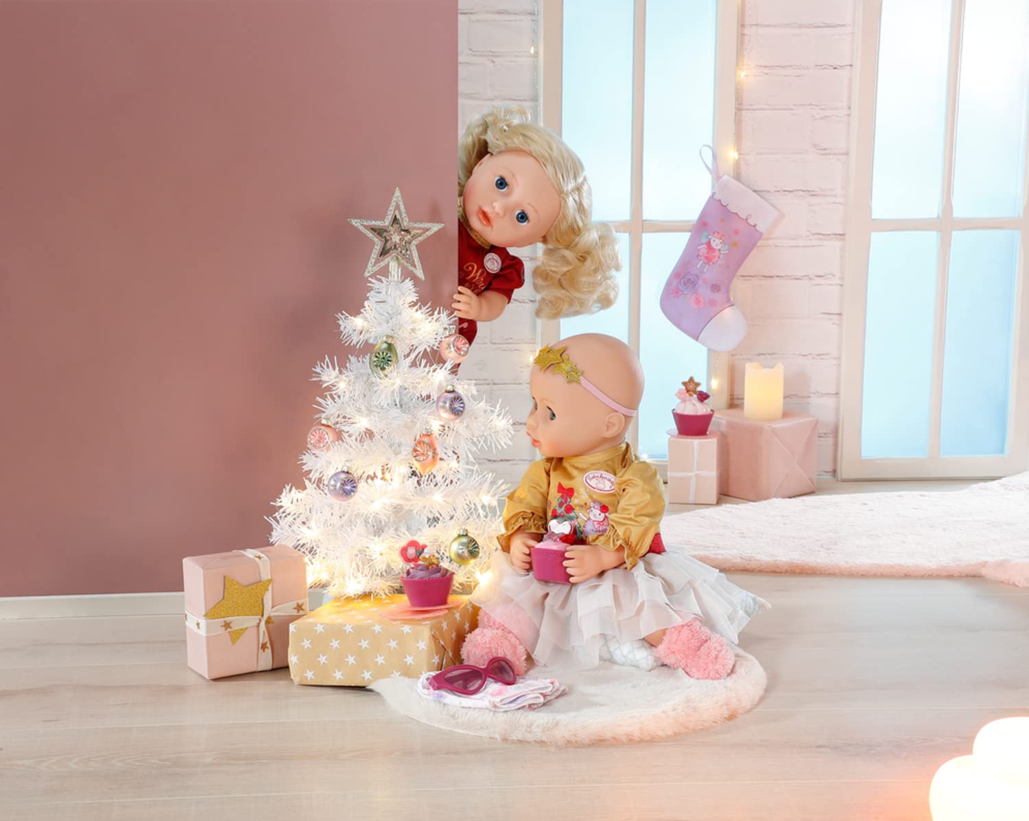 Zapf Creation Baby Annabell Adventskalender mit 24 Überraschungen, enthält Kleidung und Accessoires für 43 cm Puppen, 709634