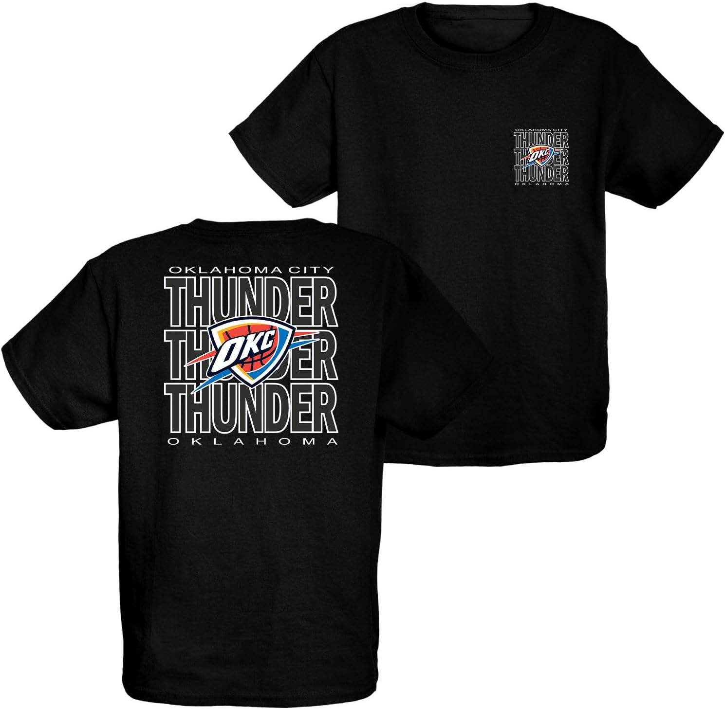 Blue 84 Unisex Kid's NBA Officially Licensed Youth T-Shirt Front/Back Press