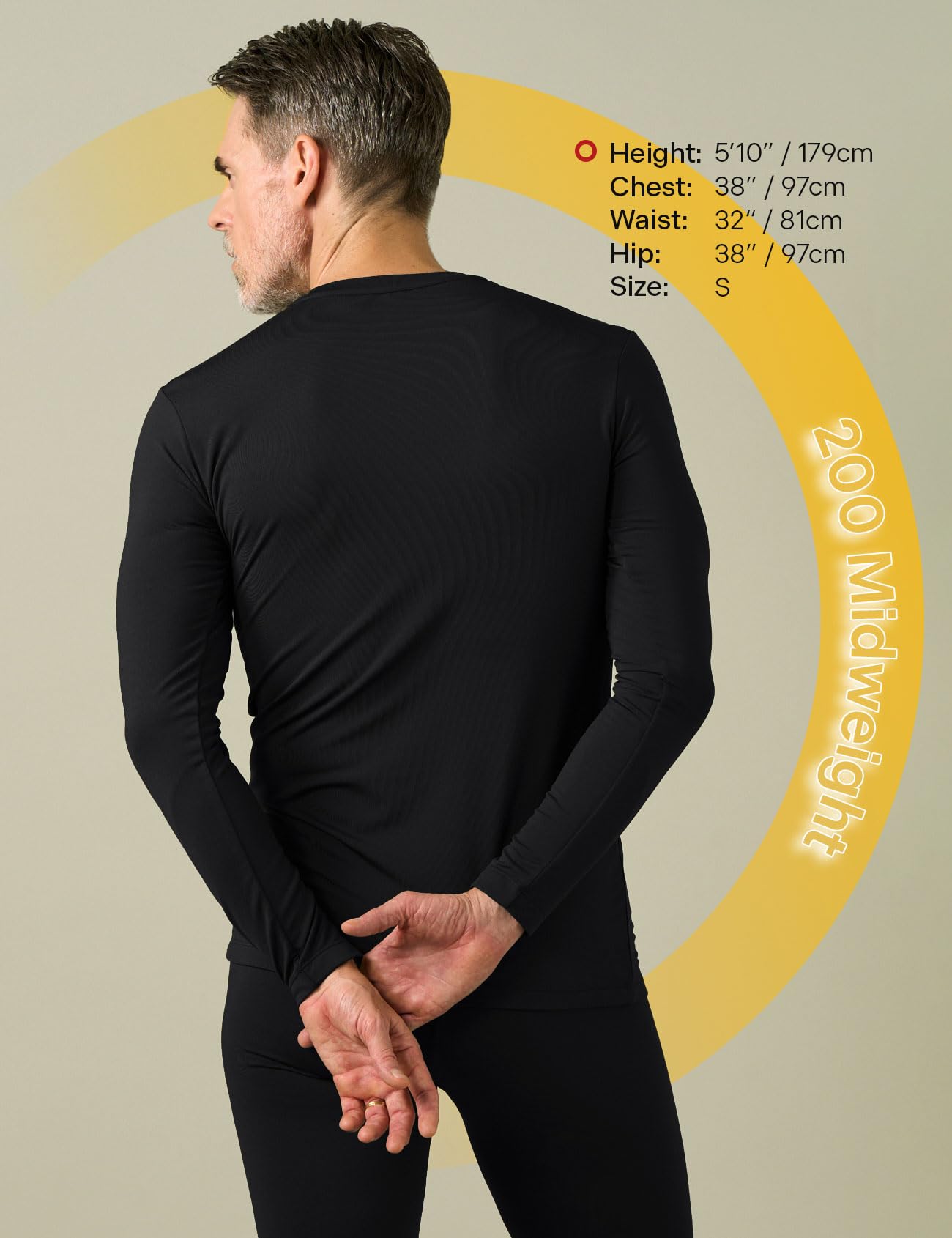 LAPASA Pacco da 2 o 1 Maglia Termica Peso Uomo Maniche Lunghe Canottiera Strato Base - Invernale Sport Allaperto Escursionismo Sci Snowboard M09/M26/M55
