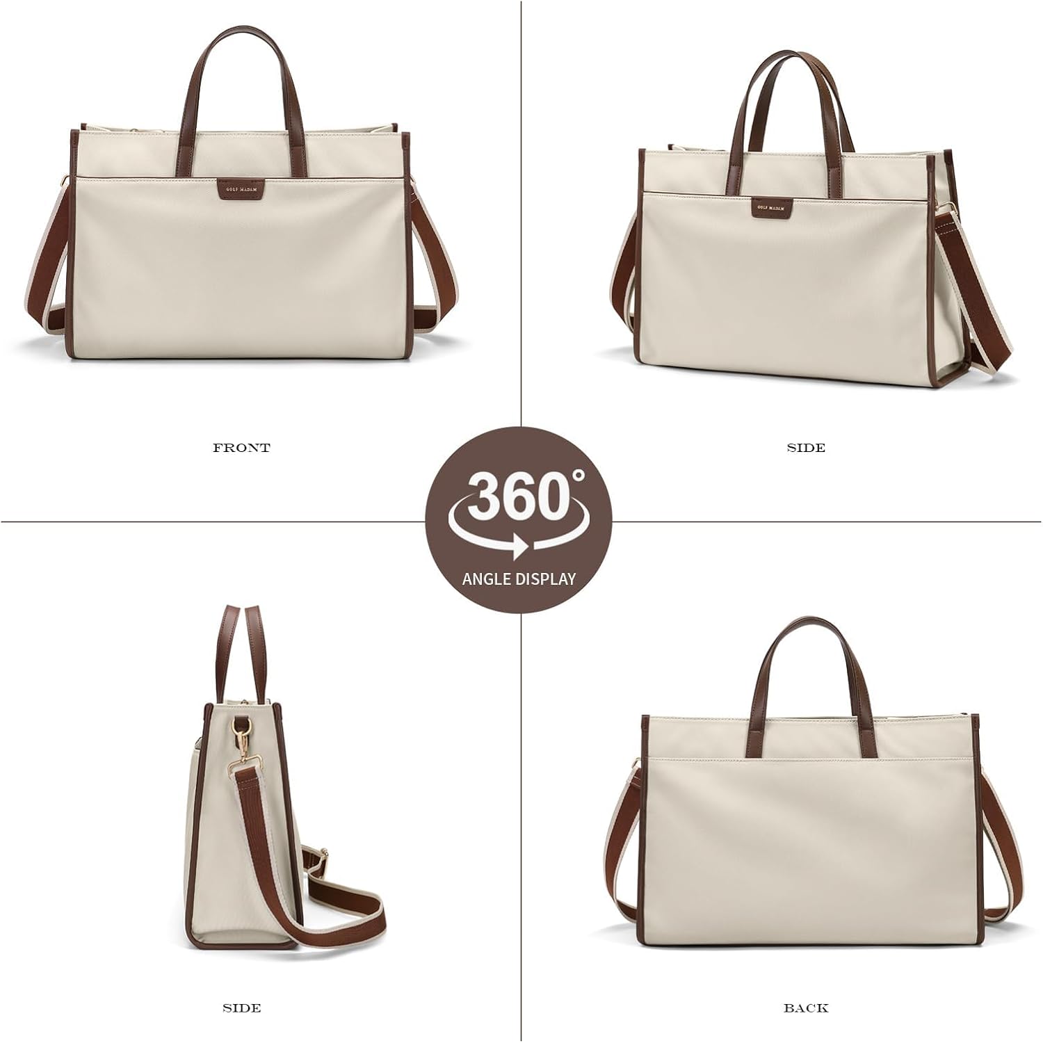 Laptop Tote Bag Laptop Messenger Shoulder Bags for Women - Image 8