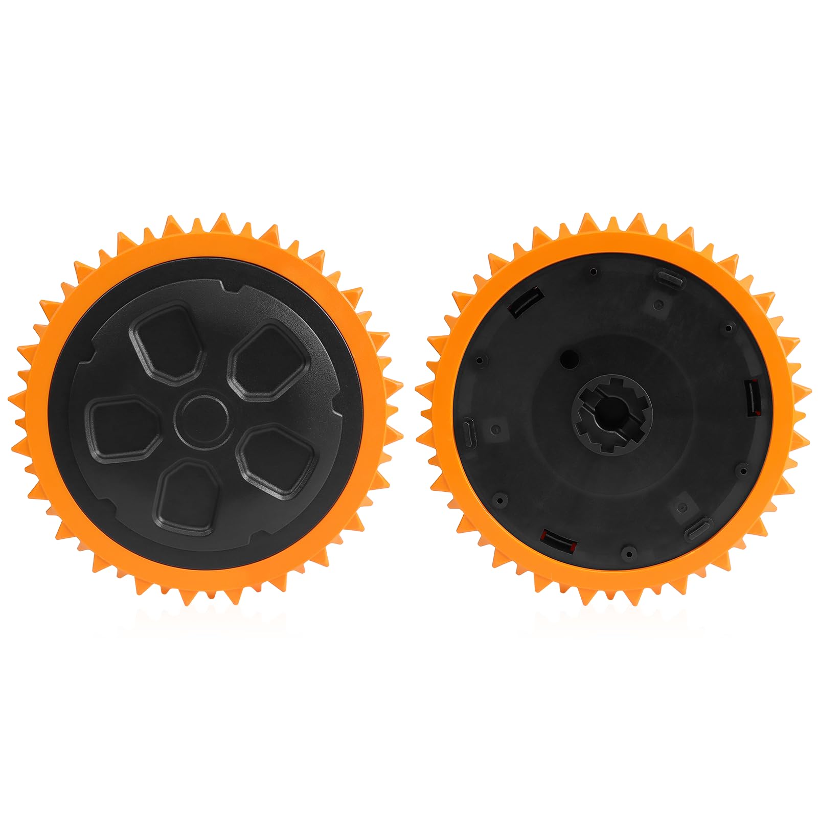 Ruote per robot rasaerba Worx Landroid, compatibili con i robot rasaerba WR141E / WR142E / WR143E / WR165E / WR167E, facili da installare, adatte ai prati.