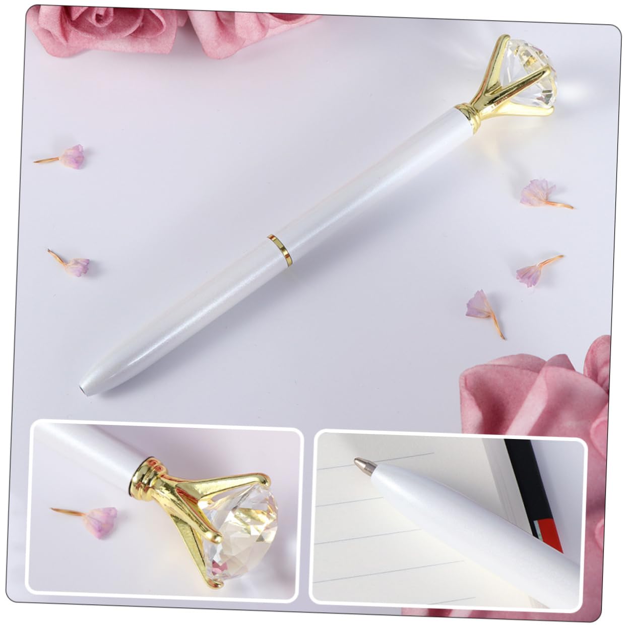 NUOBESTY 4 Ensembles Stylos À Bille Stylos Effaçables Amusants Feutres Trousse À Crayons Pour Filles Marqueurs Ultra À Bille Mini Grossiers À 8 pièces * 4