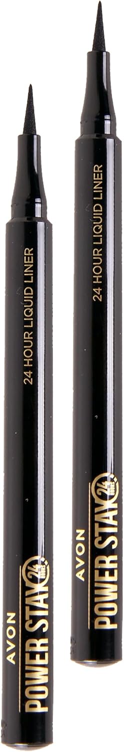 Avon Power Stay Likit Liner Blackest Black İkili Set