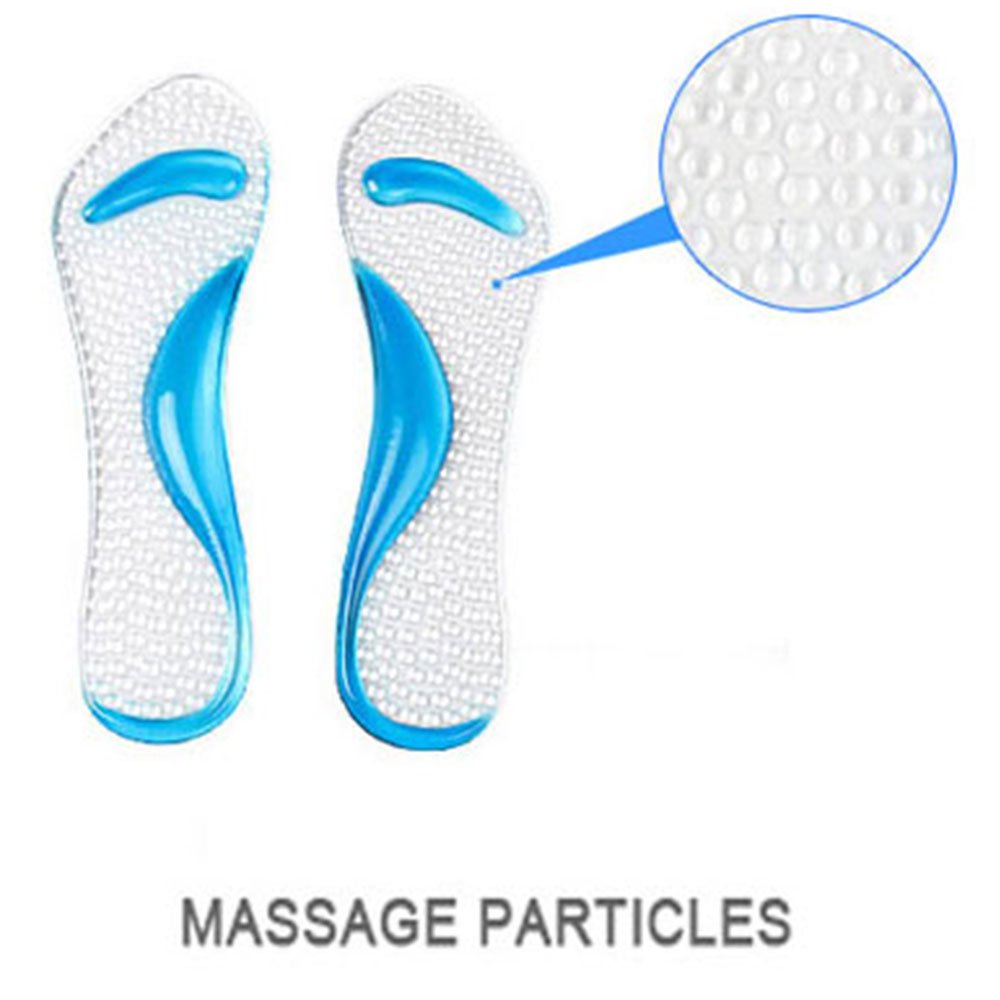 Pedimend Orthopädische Fußgewölbe-Einlegesohlen für Plattfuß, für Stöckelschuhe geeignet, Fußstütze, Fußkissen, Mittelfußpolster, rutschfest, flache Fußkorrektur, Massage-Einlegesohlen, 2 Paar/4 Stück