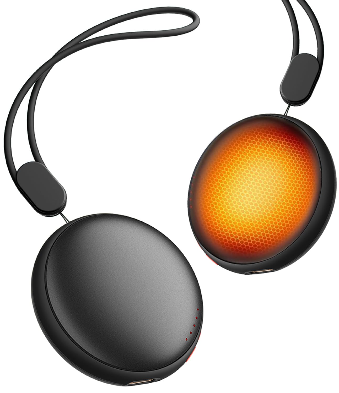 COZOME Handwärmer Elektrisch 2er Set, USB-C 55°C Skiing Camping Geschenk