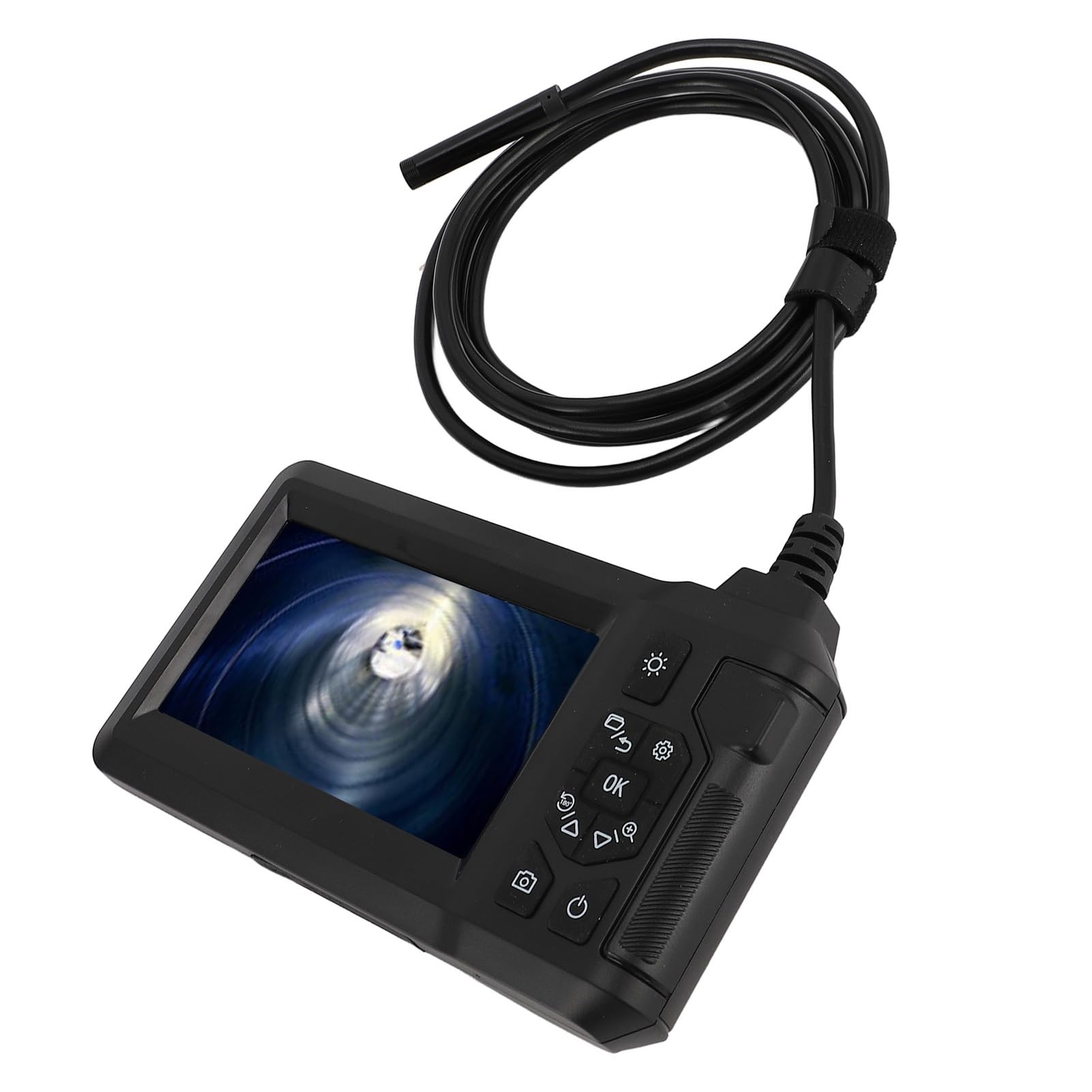 Przemysłowa Cyfrowa Kamera Inspekcyjna 1080p Kamera Kanalizacyjna 8 Mm IP67 z 4,3 Cali Ekran LCD 8 LED LIDZE