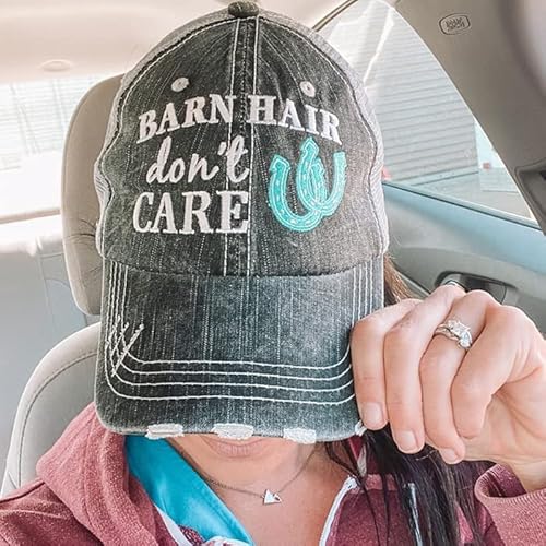 Katydid Barn Hair Don’t Care Baseball Cap - Trucker Hat For Women - Stylish Cute Sun Hat (Mint) #TOP1