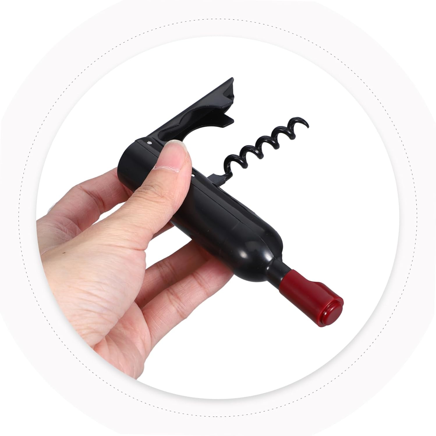 Ciieeo Chic Wine Bottle Shaped Magnetic Bottle Opener Versatile Tool for Effortlessly Opening Beer Decor Kitchen Accessory present for Drink Enthusiasts image 4