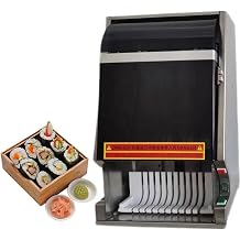 Automatic Sushi Roll Cutter Machine, 8/10/12 Pcs Multi-Function Sushi Maker with Sharp Blade, Effortless & Uniform Cuts for Home Kitchen, Restaurant, Snack Shop 8slices