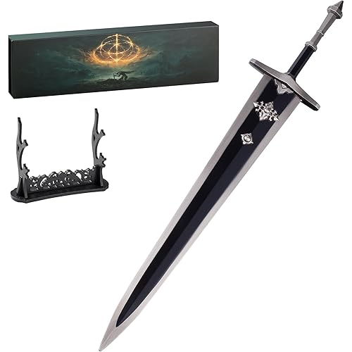 Elden Ring DLC Lone Wolf Greatsword，Equal Scale Reduced Model, 11.8 Inch Metal Craft, Best Choice of Collection Lovers, Exquisite Ornament for Gameplay, Bookshelf or Themed Display, Best Gift