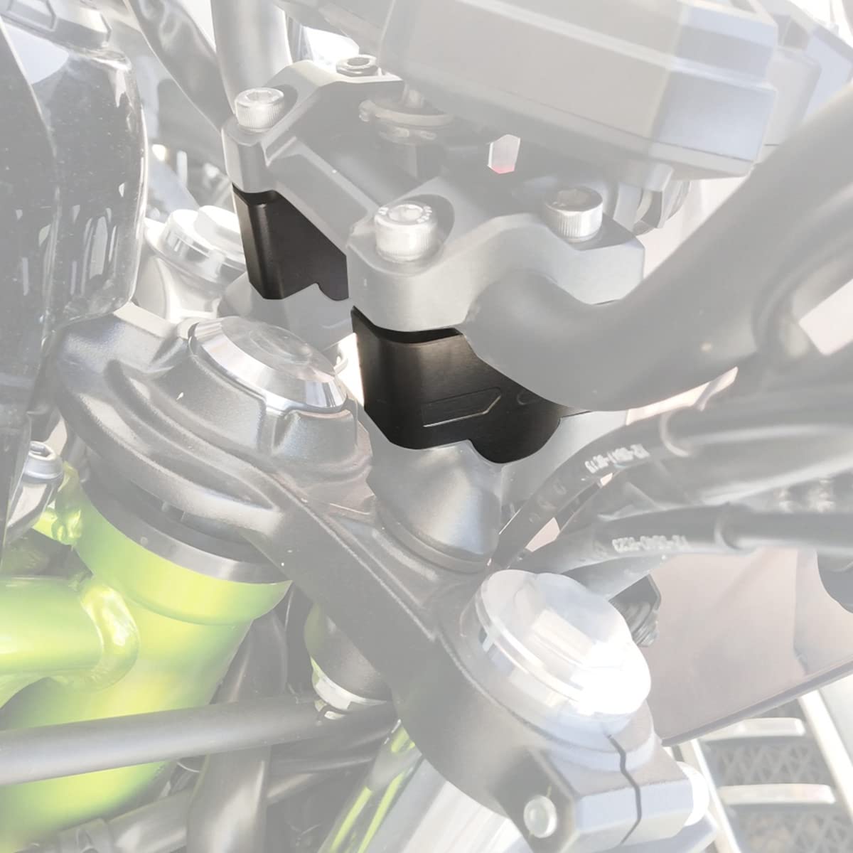 Moto Manubrio Riser 30 MM Trascina Morsetto Estendere Adattatore per ER6N ER6F -6N Ninja650 2012-2016 Z650 2017