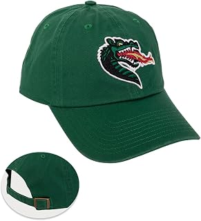 University of Alabama Birmingham Baseball Hat Blazers UAB Brimmed Embroirderd Cap Adjustable Cloth Strap Adult (Style A) Green