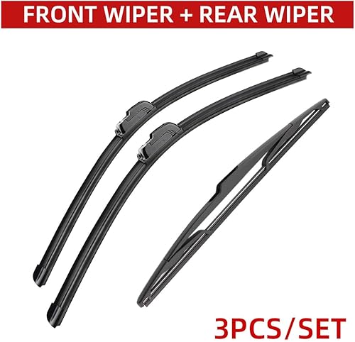 Miniatura 4 de 3 limpiaparabrisas de 20 pulgadas, 20 pulgadas, 14 pulgadas, repuesto para DaciaRenault Duster MK1 2014-2017, limpiaparabrisas de equipo original,