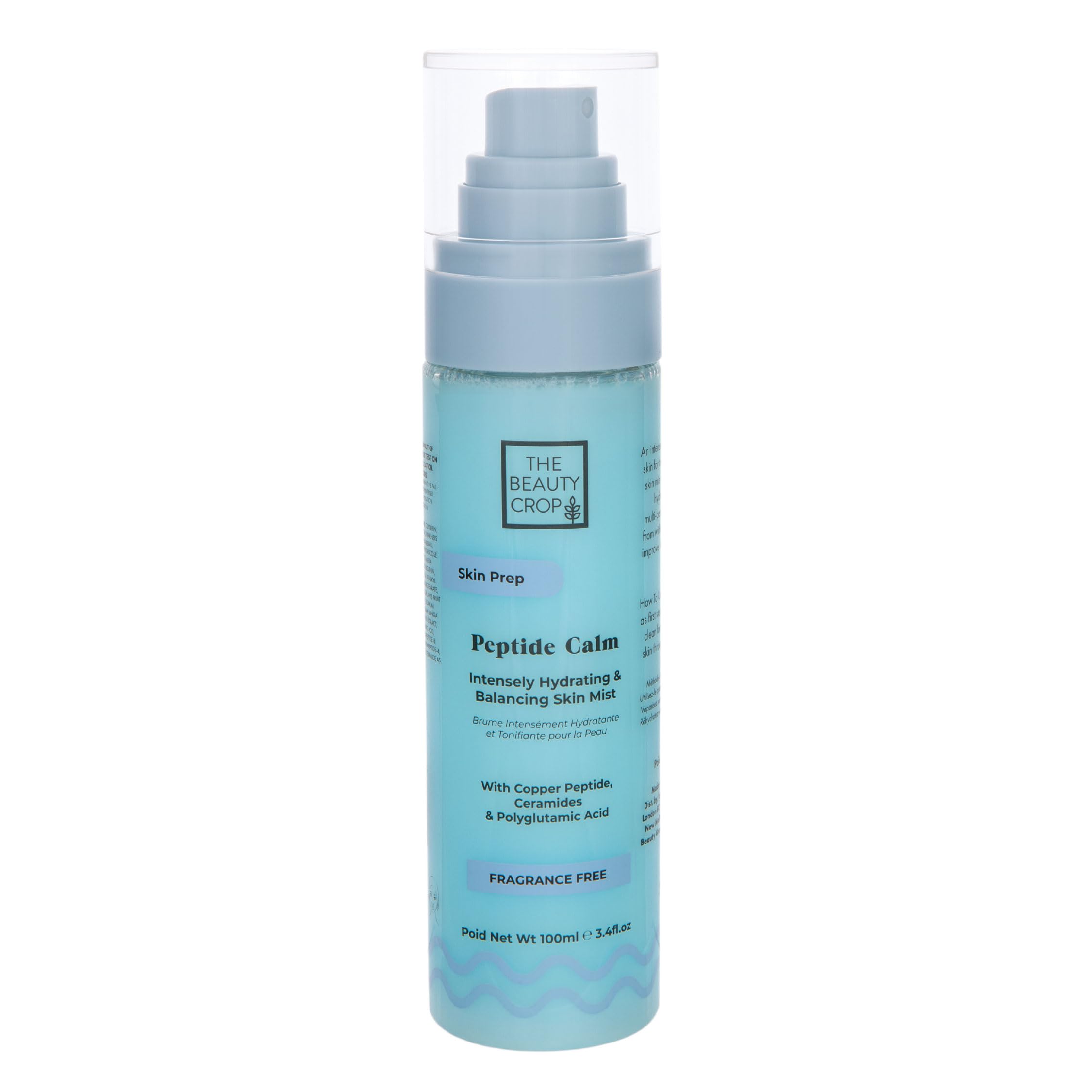 The Beauty Crop Peptide Calm Skin Mist - Hydrating & pH Balancing Face Mist - 100 ml