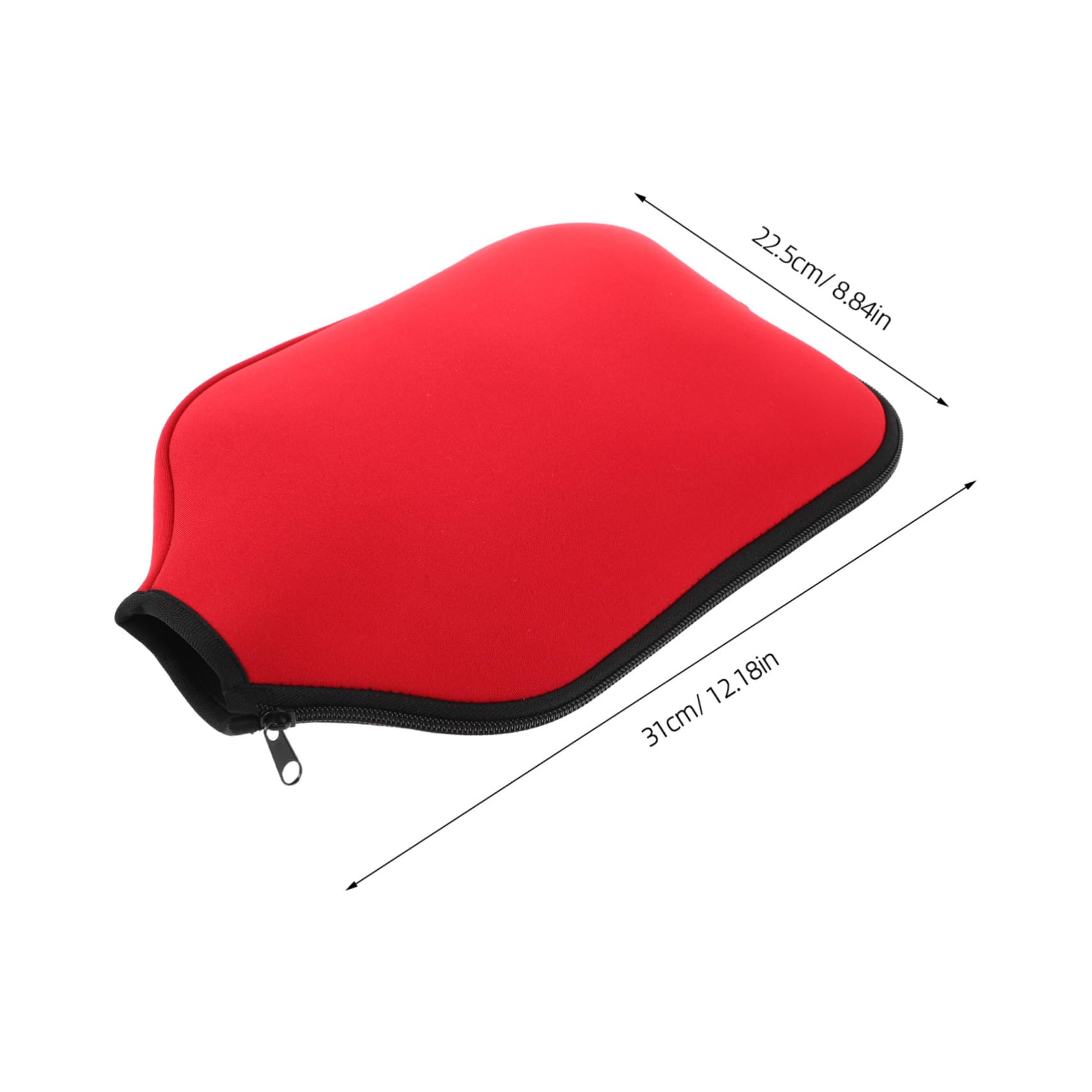 Toyvian 2pcs Pickle Racket Cover Tennis Racket Sleeve Storage Racket Protector Paddle Container Paddle Protector Racket Carry Bag Racket Cover for Paddle Red Neoprene