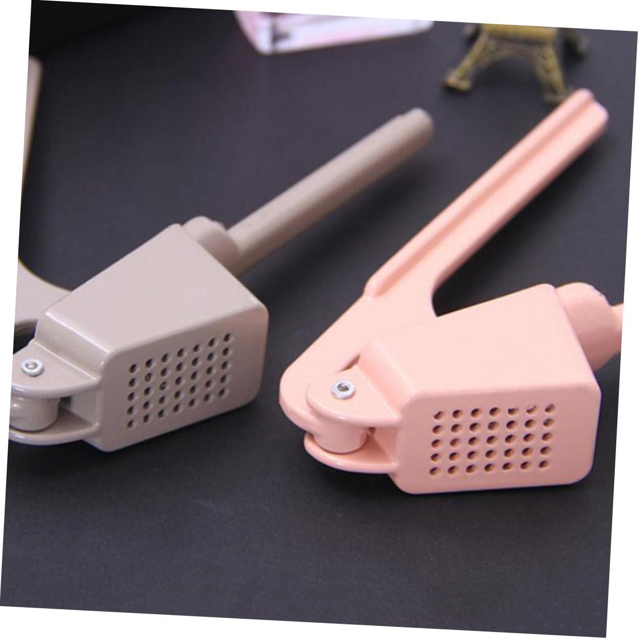 MAGICLULU 3pcs Multifunction Garlic Press Slicer Garlic Mincer Crusher Alloy Kitchen Gadget Press Chopper