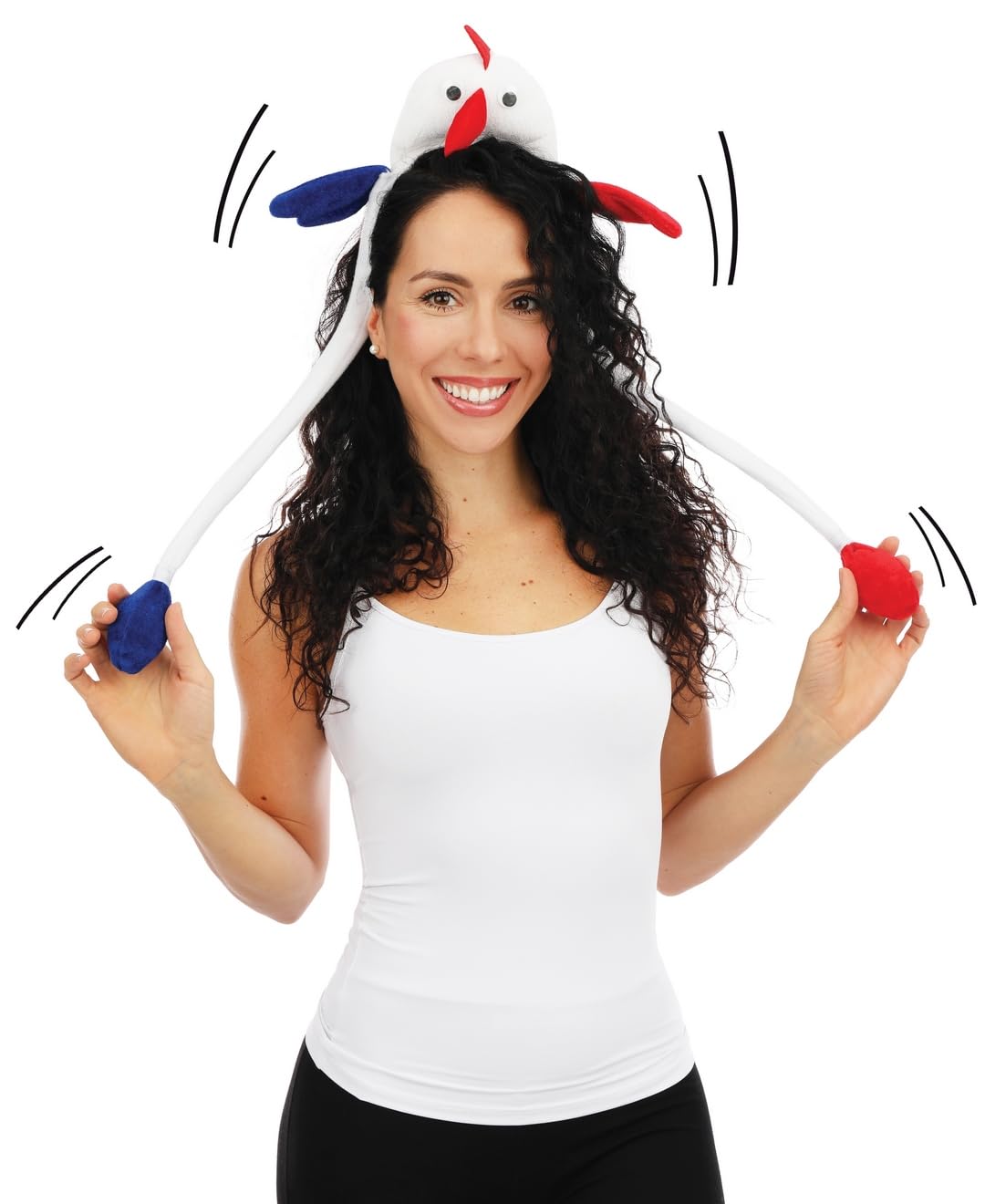 P'tit Clown Serre-Tête Bleu Blanc Rouge - Accessoire France